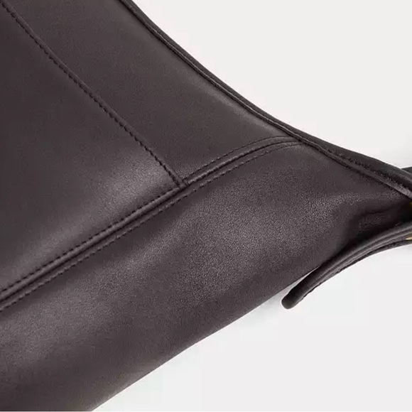 Vintage Coach Black Leather Hobo Bag - Picture 4 of 4